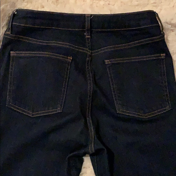 Women’s Top Shop Moto Dark Wash Flare Jeans - Picture 9 of 9